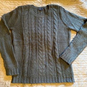 Cozy slate blue women’s sweater